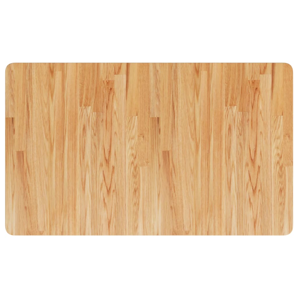 Vidaxl wastafelblad 100x60x1,5 cm massief hout lichtbruin