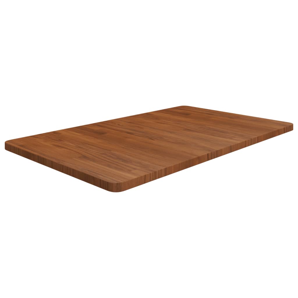Vidaxl wastafelblad 100x60x2,5cm massief hout donkerbruin