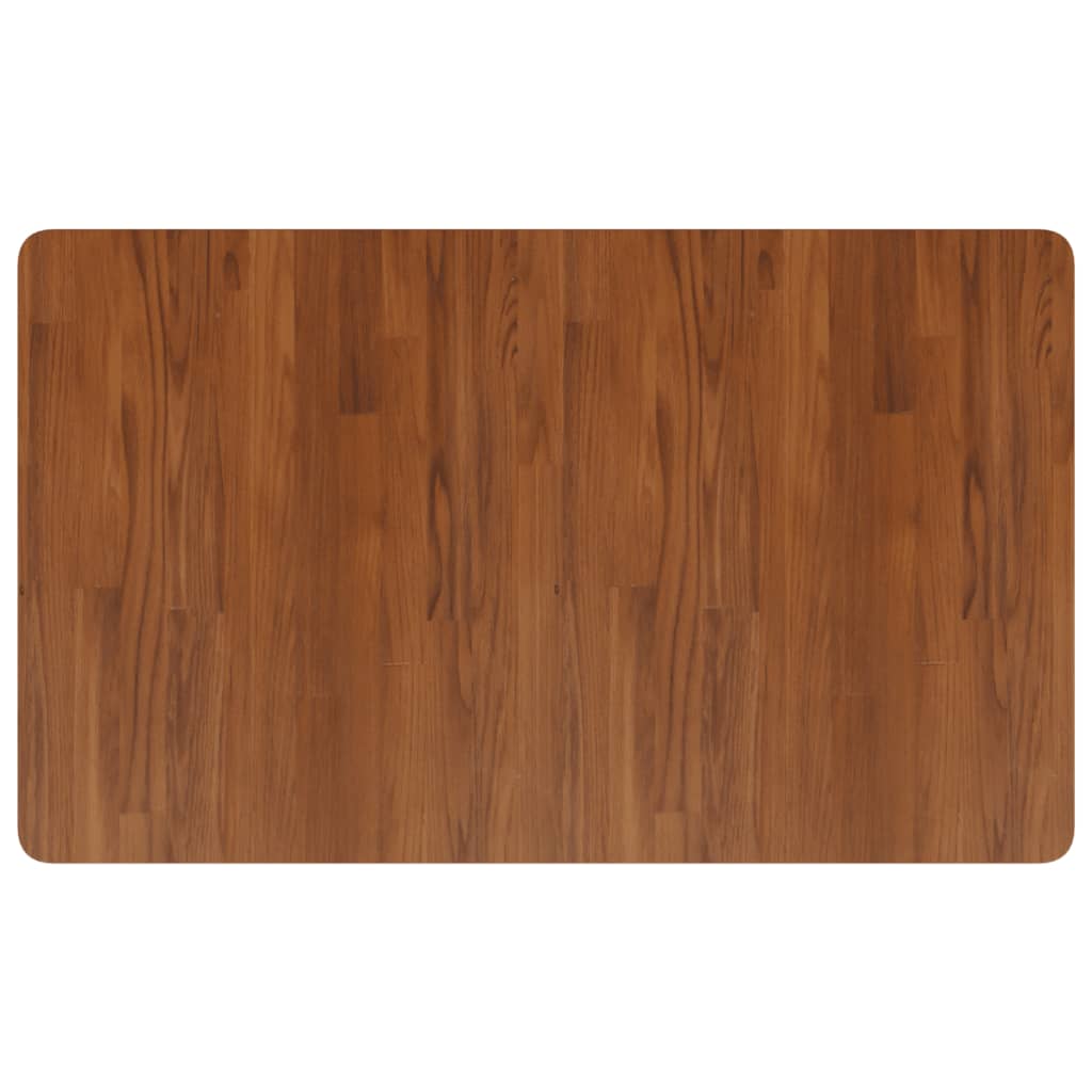 Vidaxl wastafelblad 100x60x2,5cm massief hout donkerbruin