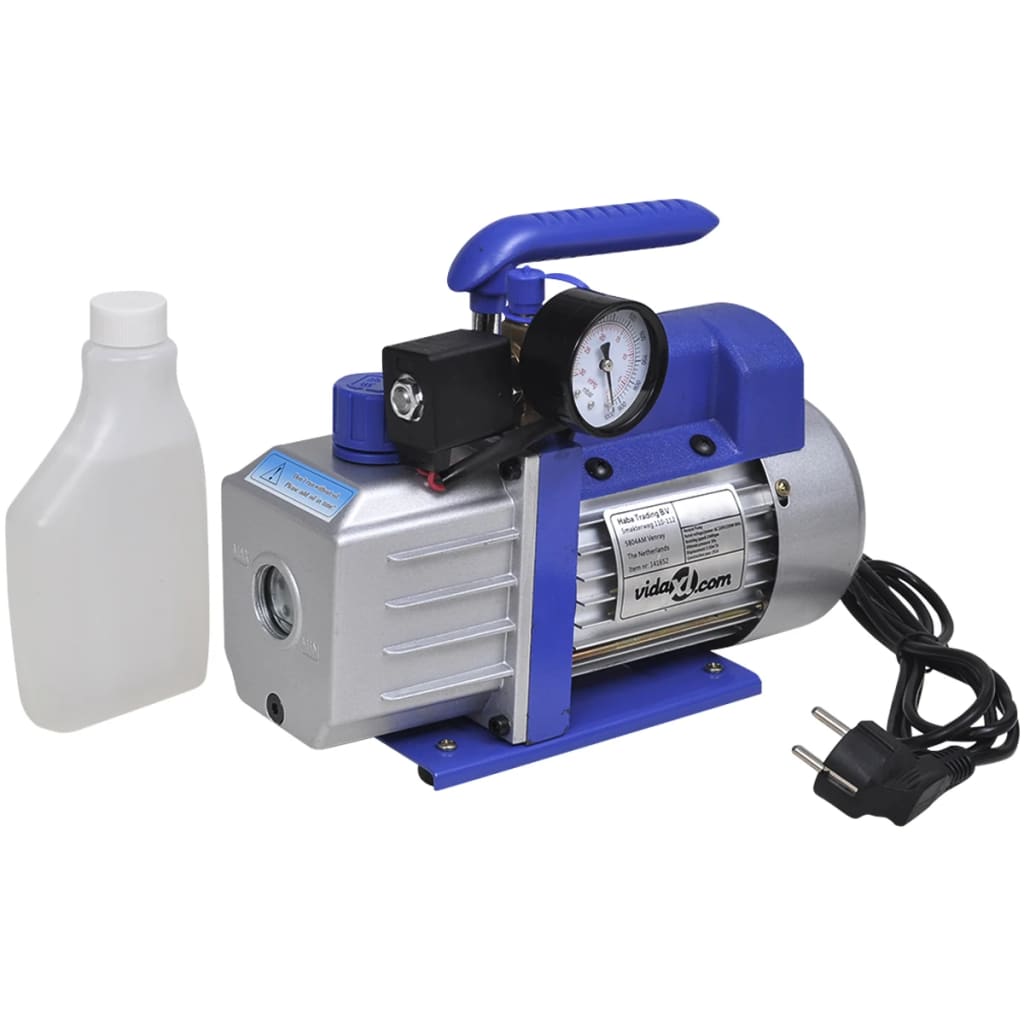 Vidaxl vacuümkamer met 1-traps pomp 7,4 l