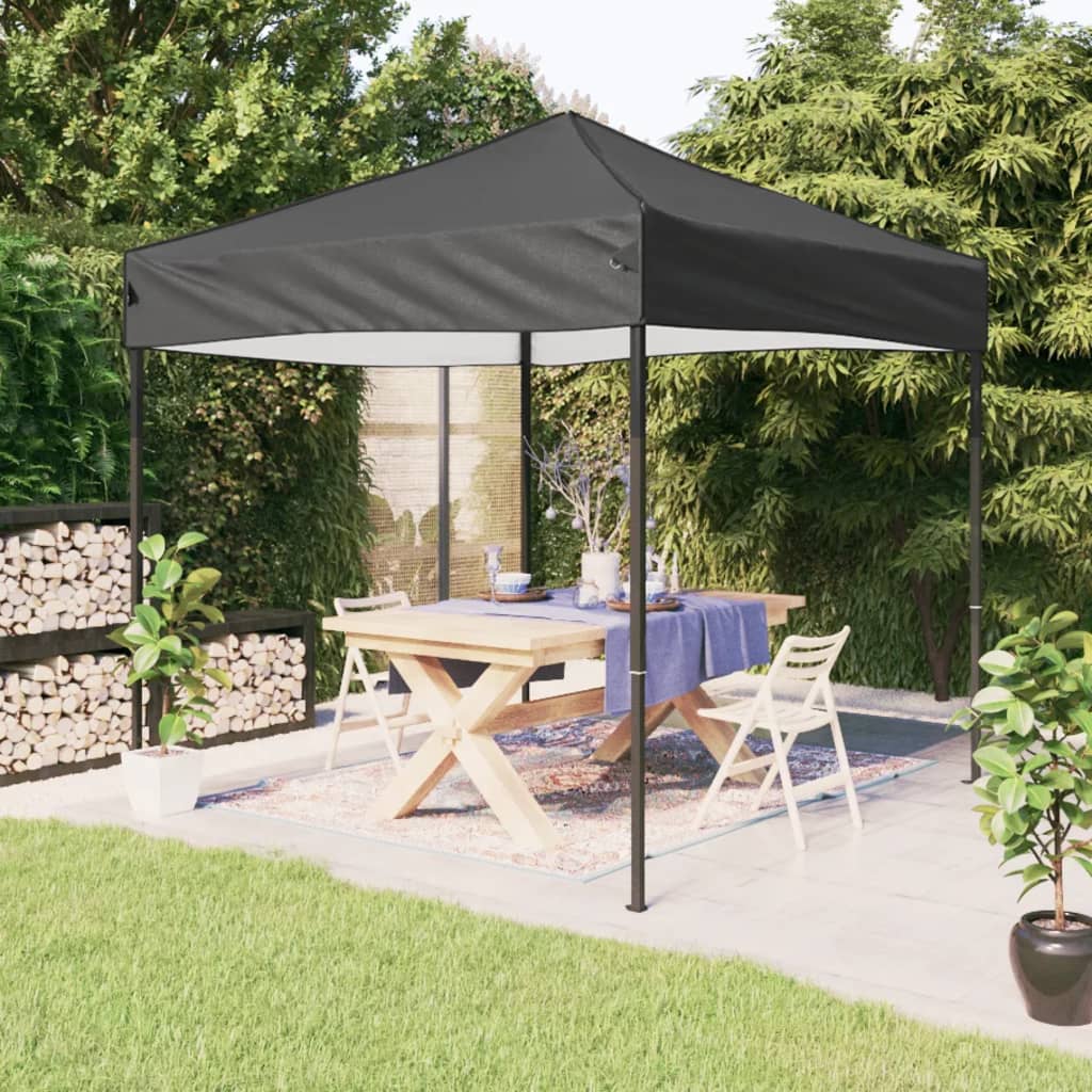 Vidaxl partytent inklapbaar 2x2m antracietkleurig