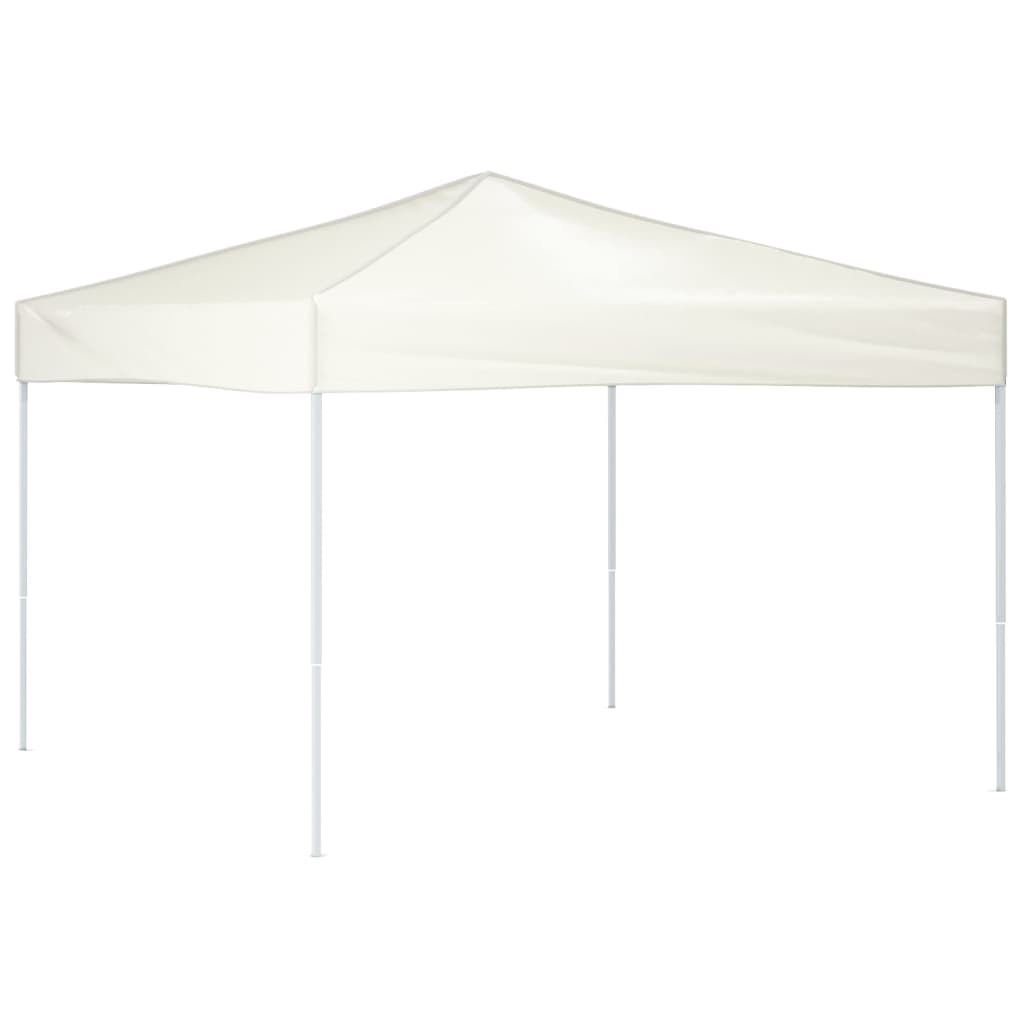 Vidaxl partytent inklapbaar 3x3m crèmekleurig
