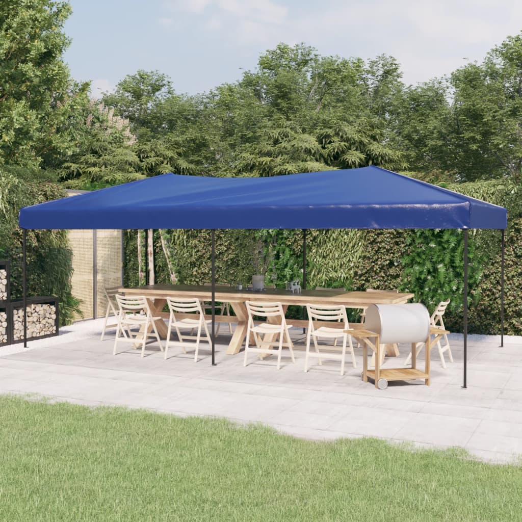 Vidaxl partytent inklapbaar 3x6m blauw