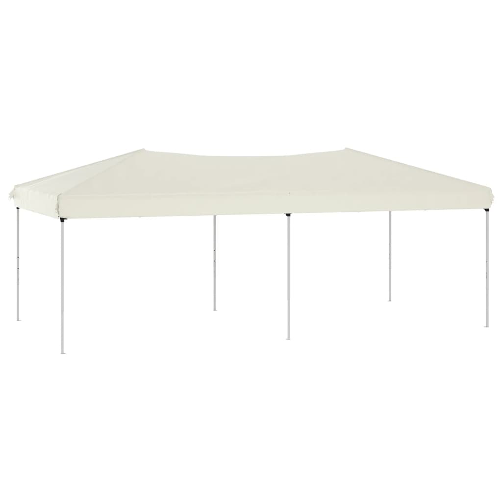 Vidaxl partytent inklapbaar 3x6m crèmekleurig