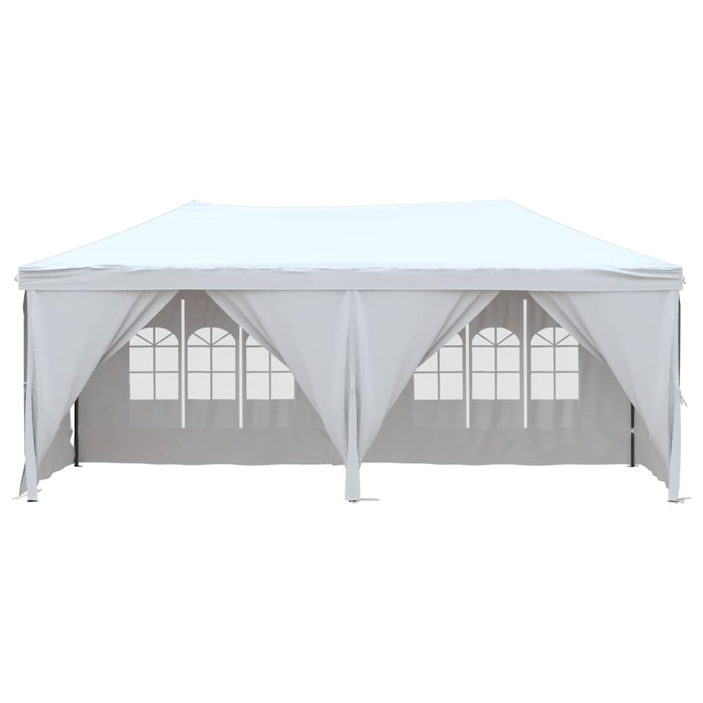 Vidaxl partytent inklapbaar met zijwanden 3x6m wit