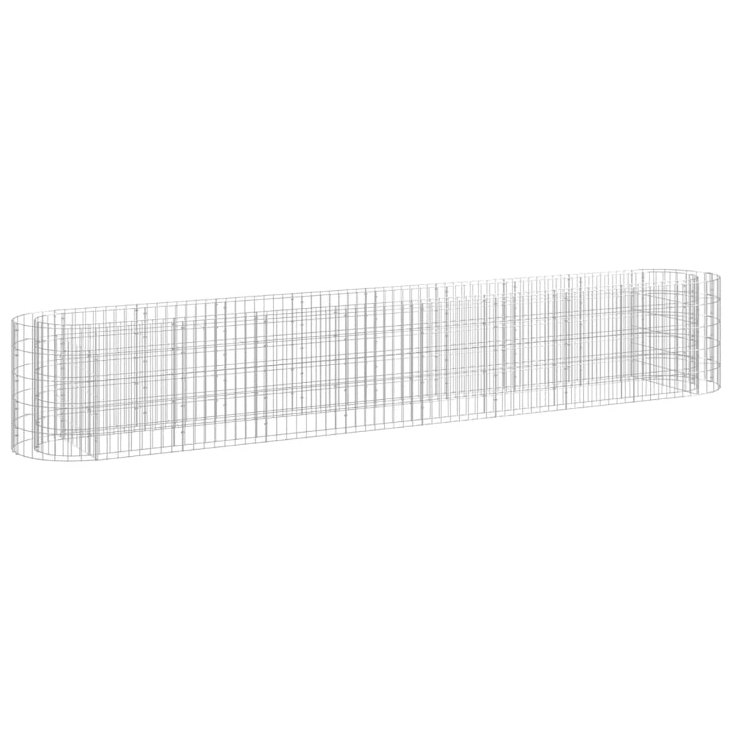 VidaXL Gabion plantenbak vergroot 330x50x50 cm gegalvaniseerd ijzer