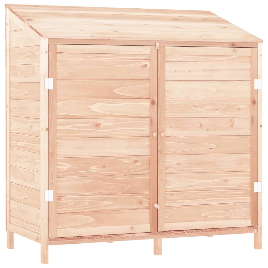 Vidaxl tuinschuur 102x52x112 cm massief vuurhout
