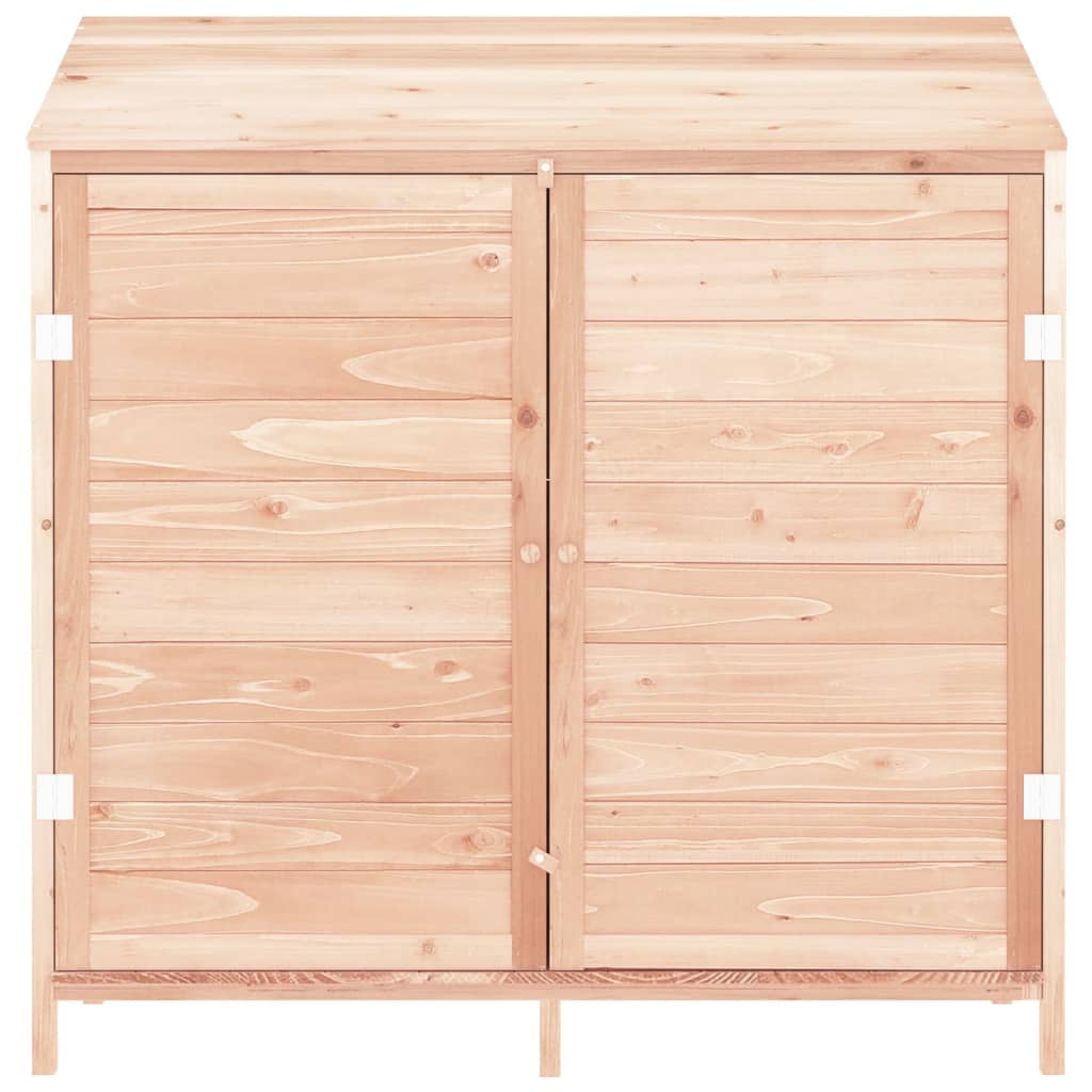 Vidaxl tuinschuur 102x52x112 cm massief vuurhout
