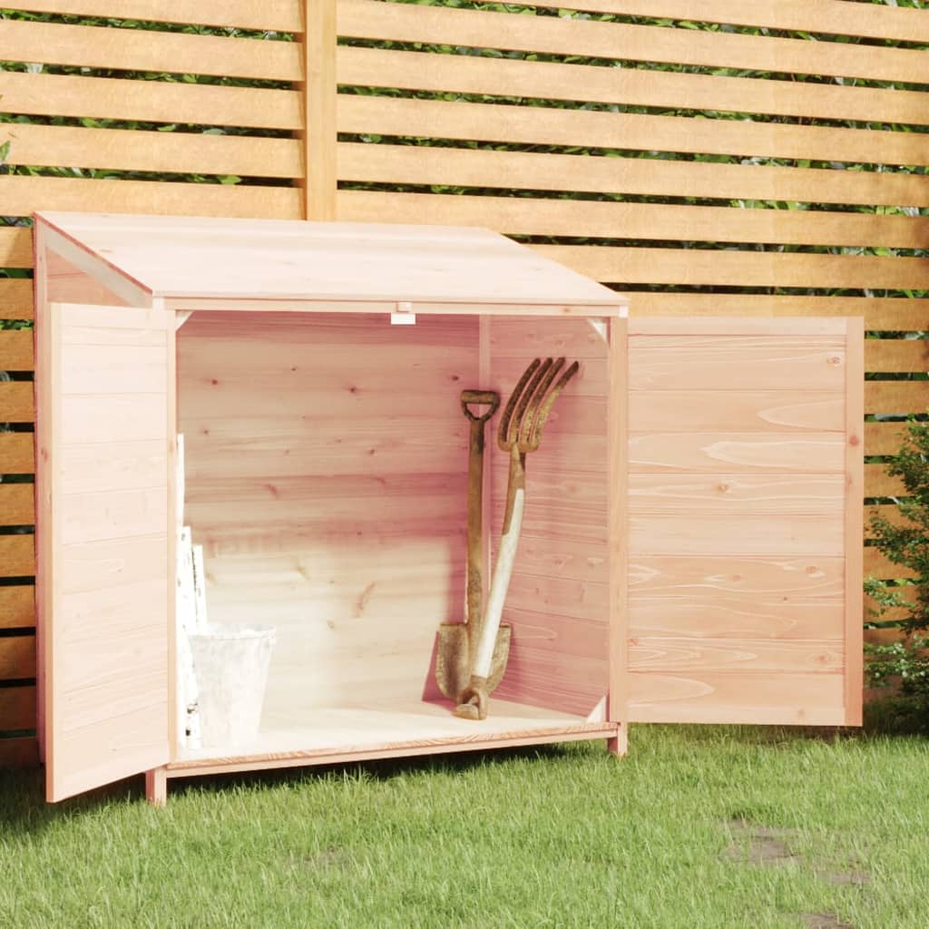 Vidaxl tuinschuur 102x52x112 cm massief vuurhout