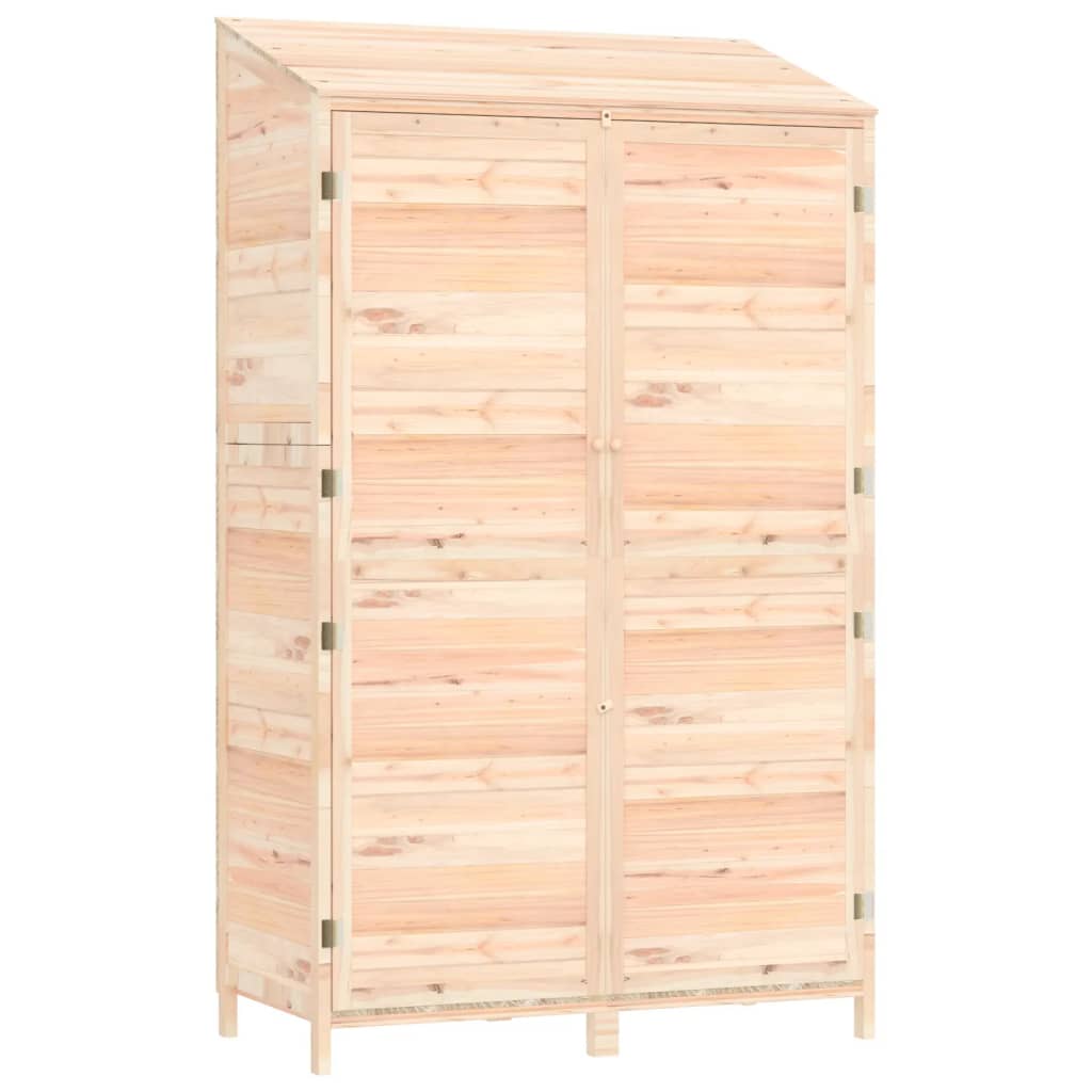 Vidaxl tuinschuur 102x52x174,5 cm massief vuurhout