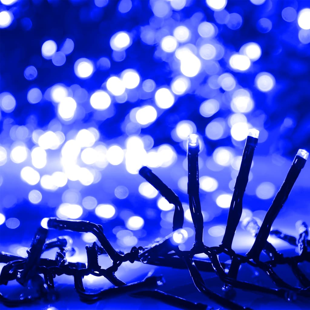 Vidaxl lichtslinger cluster met 3000 led's blauw pvc