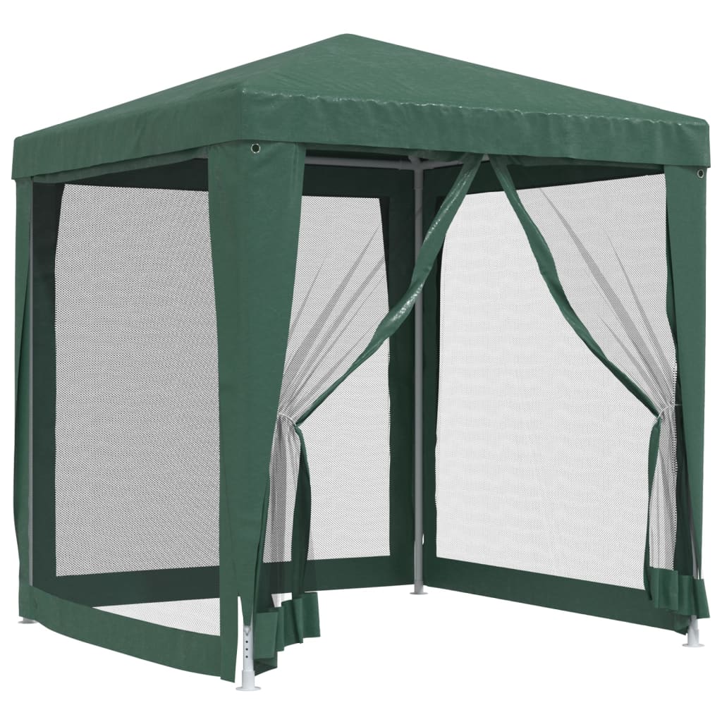 Vidaxl partytent met 4 gaas zijwanden 2x2m hdpe groen