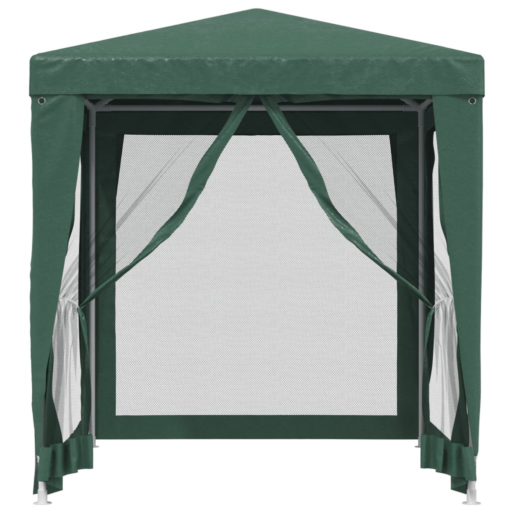 Vidaxl partytent met 4 gaas zijwanden 2x2m hdpe groen