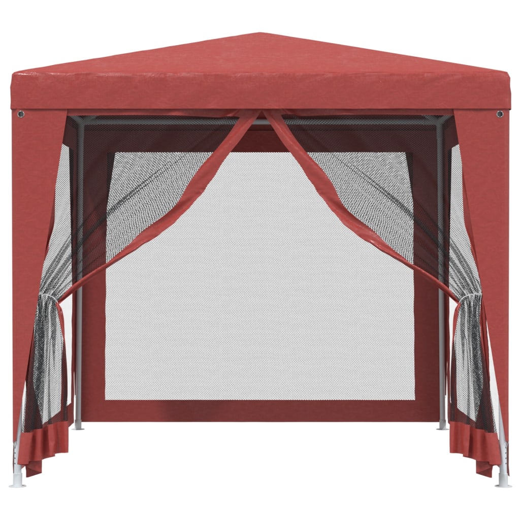 Vidaxl partytent met 4 gaas zijwanden 2,5x2,5m hdpe dak