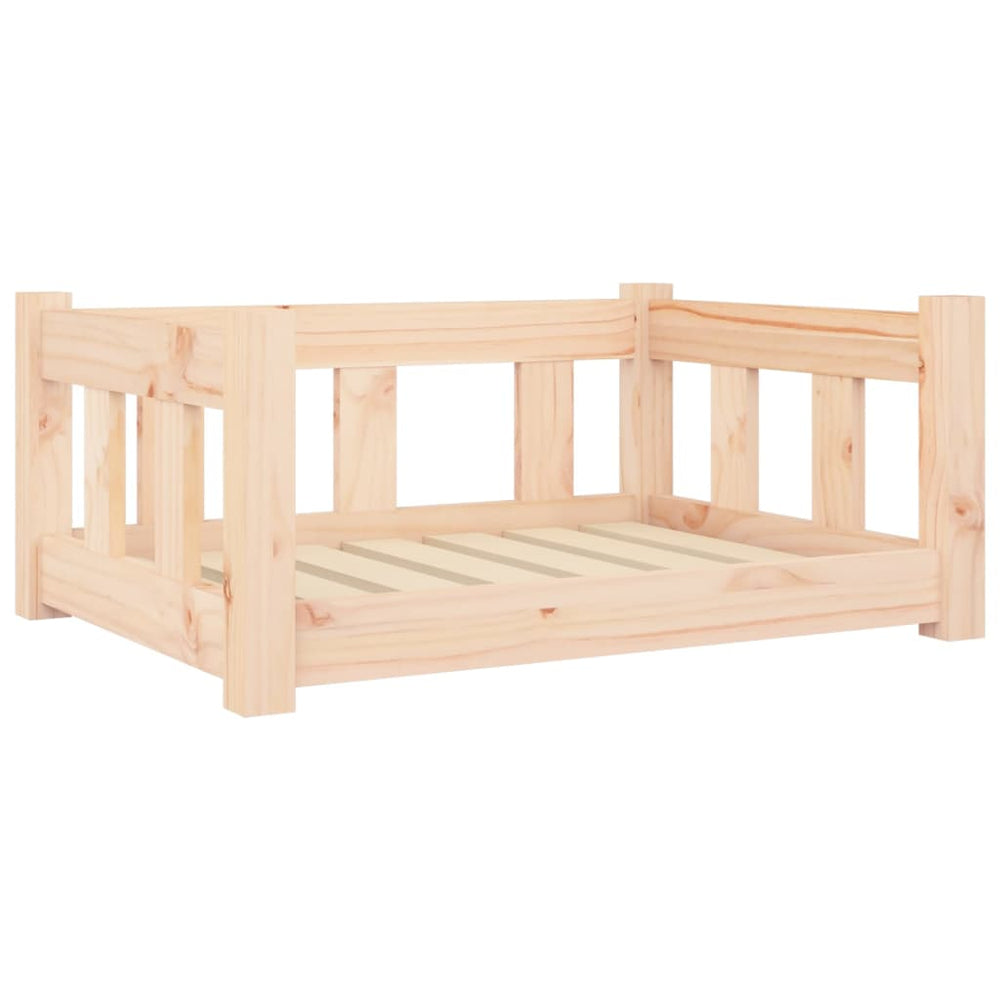 VidaXL Hondenmand 65,5x50,5x28 cm massief groenenhout