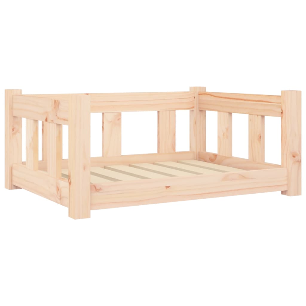 VidaXL Hondenmand 65,5x50,5x28 cm massief groenenhout
