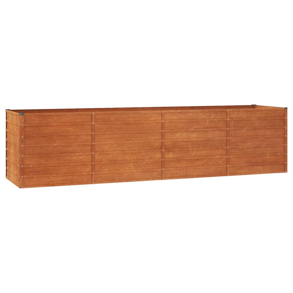 VidaXL Plantenbak 320x80x77 cm cortenstaal roestig