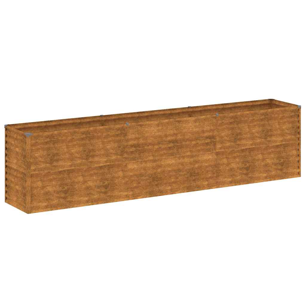 Vidaxl plantenbak 291x50x69 cm cortenstaal