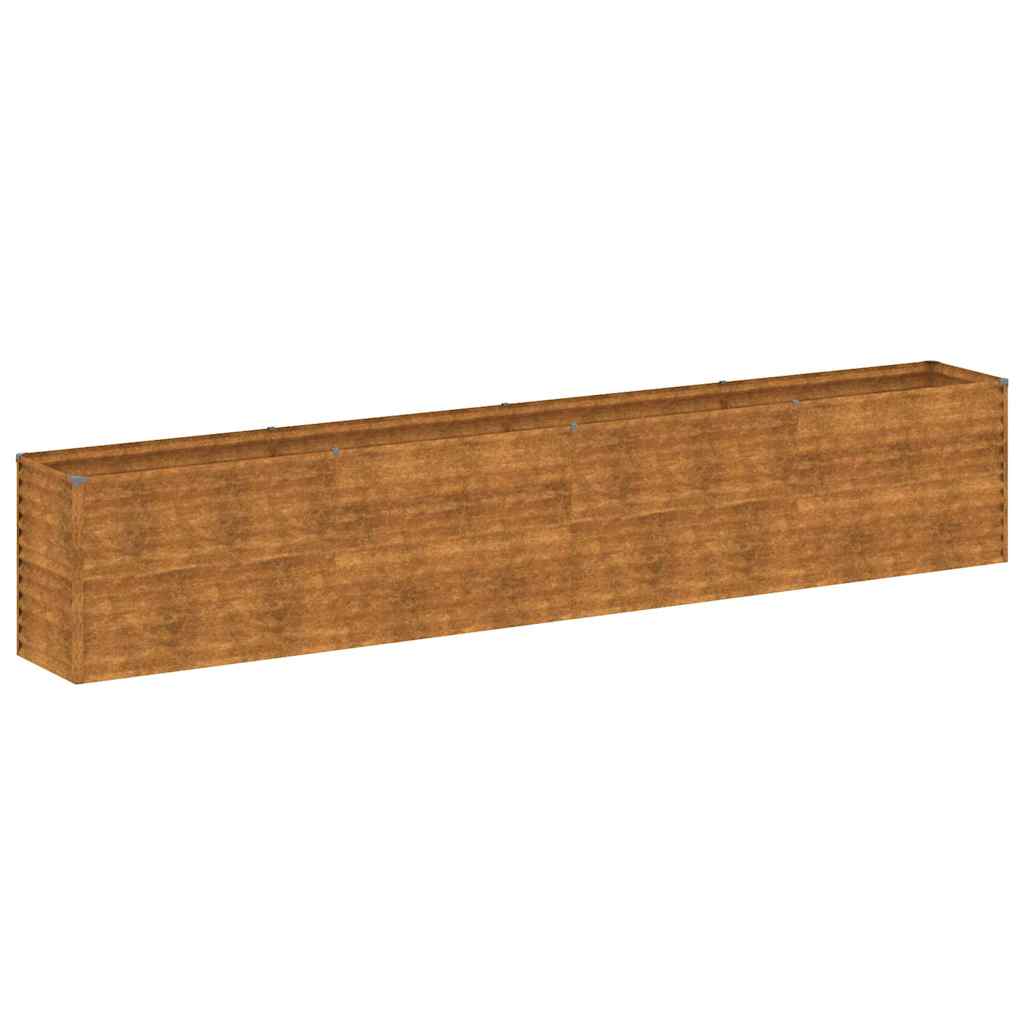 Vidaxl plantenbak 385x50x69 cm cortenstaal