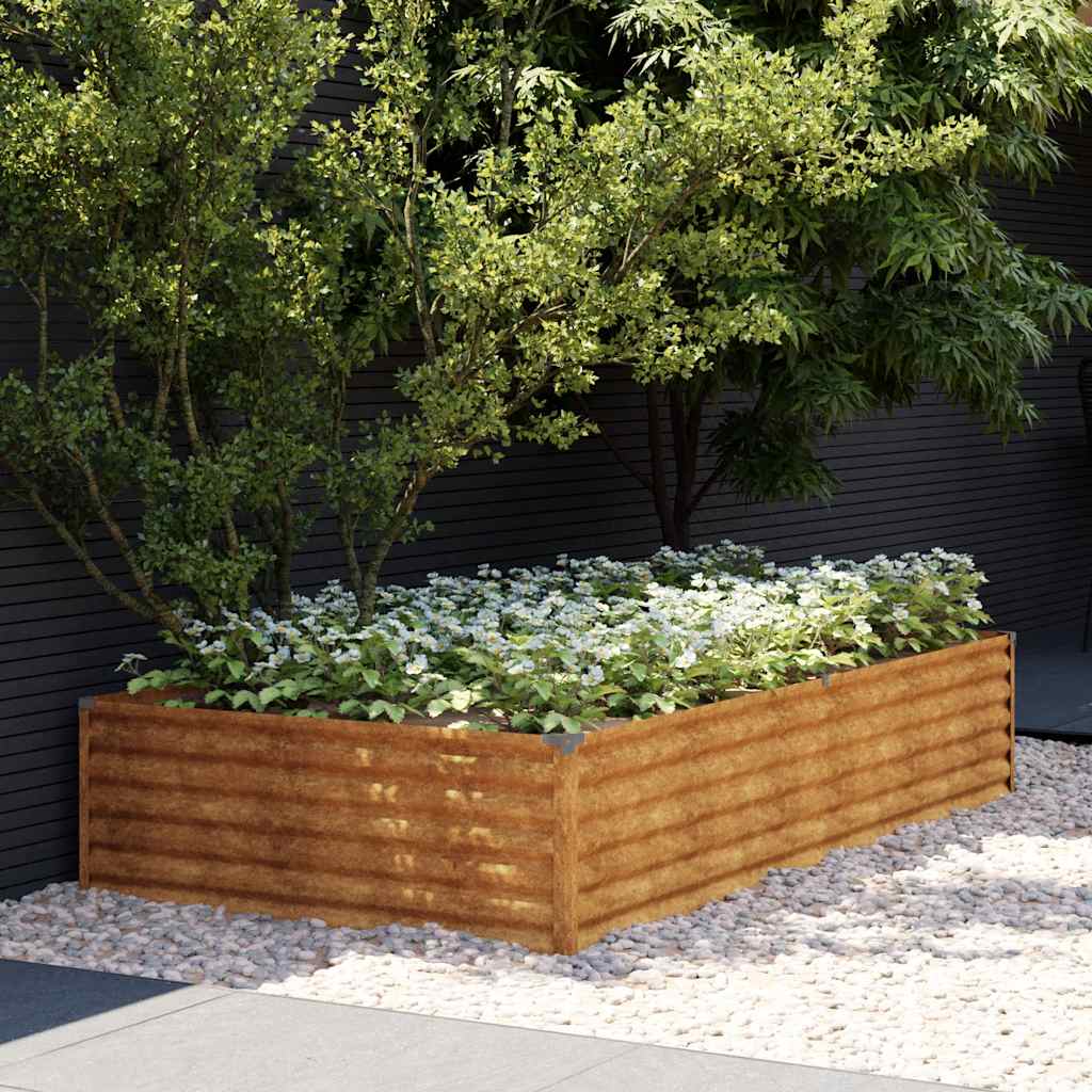 VidaXL Plantenbak 195x100x36 cm cortenstaal