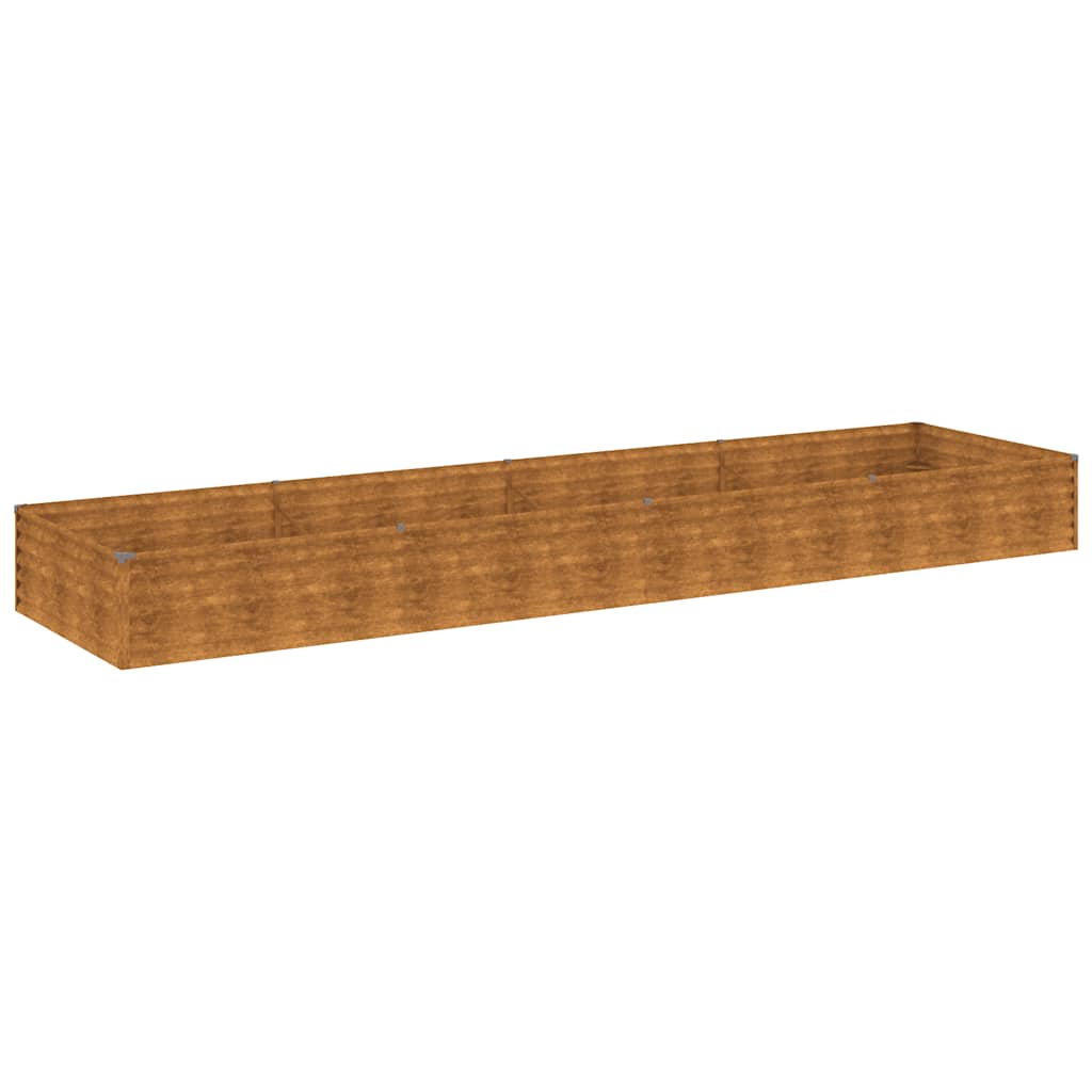 Vidaxl plantenbak 387x100x36 cm cortenstaal