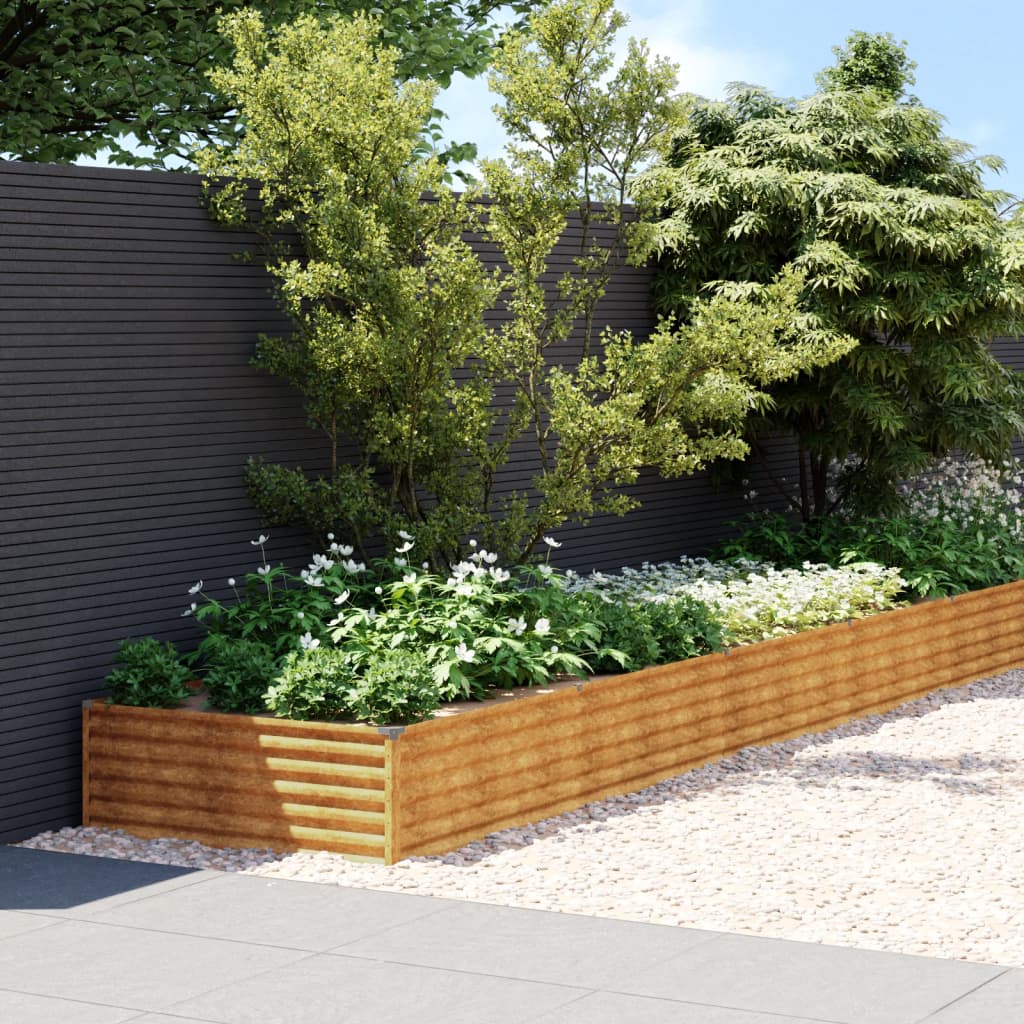VidaXL Plantenbak 1150x100x36 cm cortenstaal