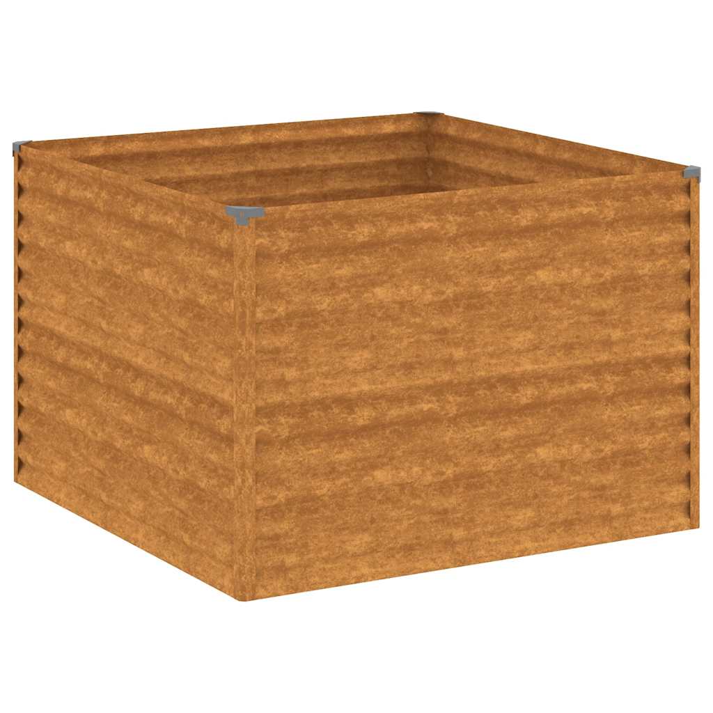 VidaXL Plantenbak 100x100x69 cm cortenstaal