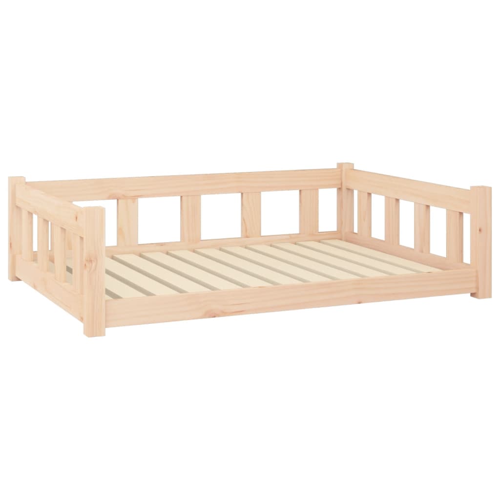 Vidaxl hondenmand 105,5x75,5x28 cm massief groenhout