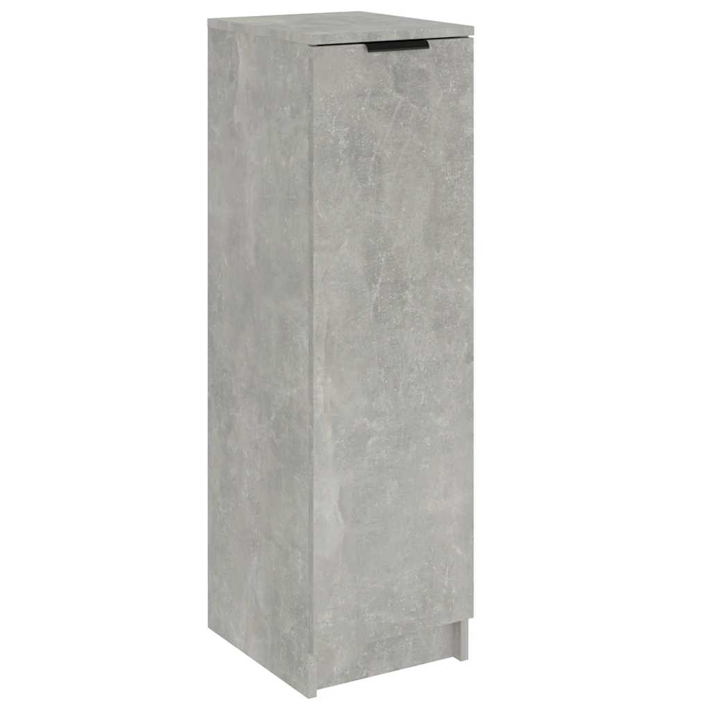Vidaxl schoenenkast 30x35x100 cm bewerkt hout betongrijs