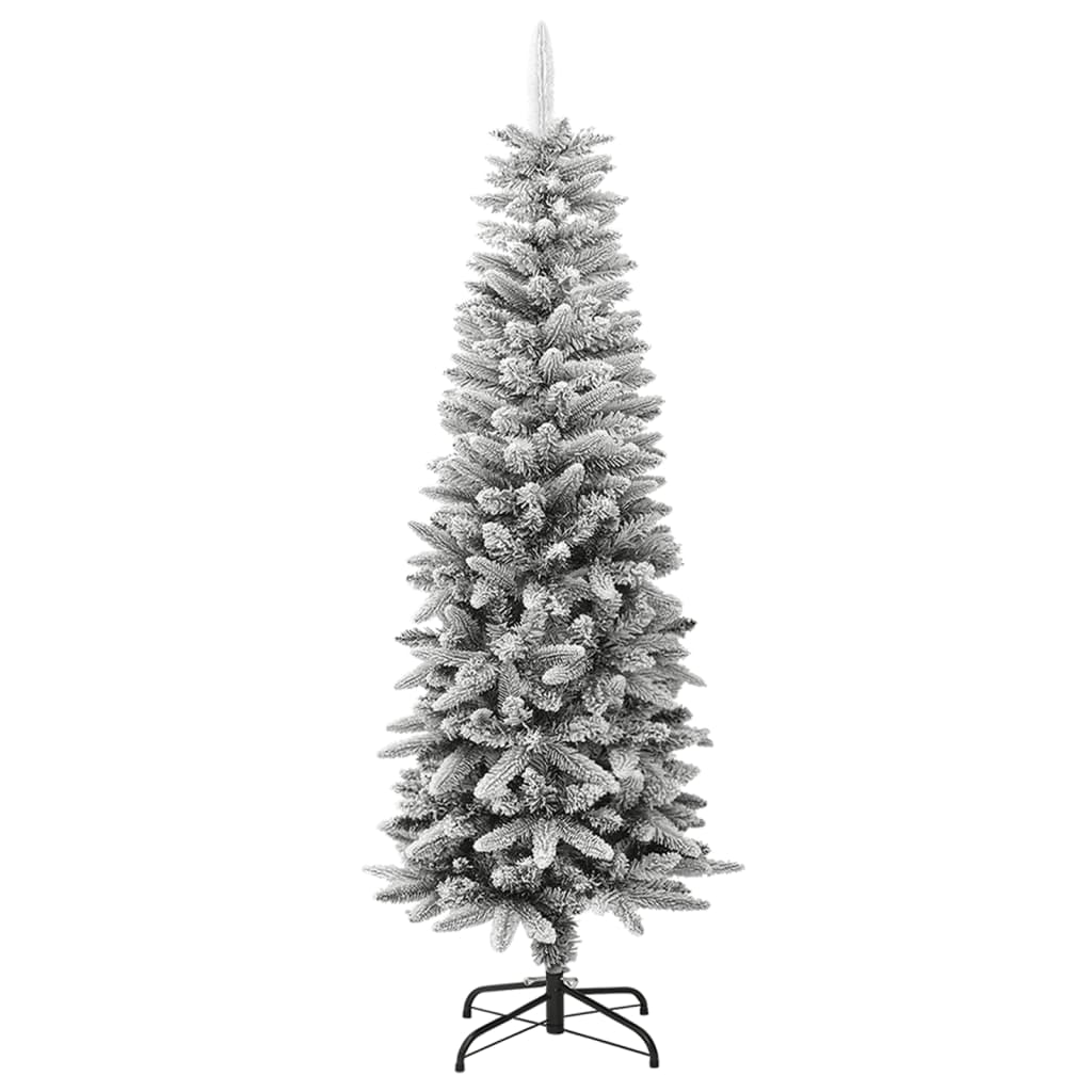 VidaXL Kunstkerstboom met sneeuw klein 150 cm PVC en PE