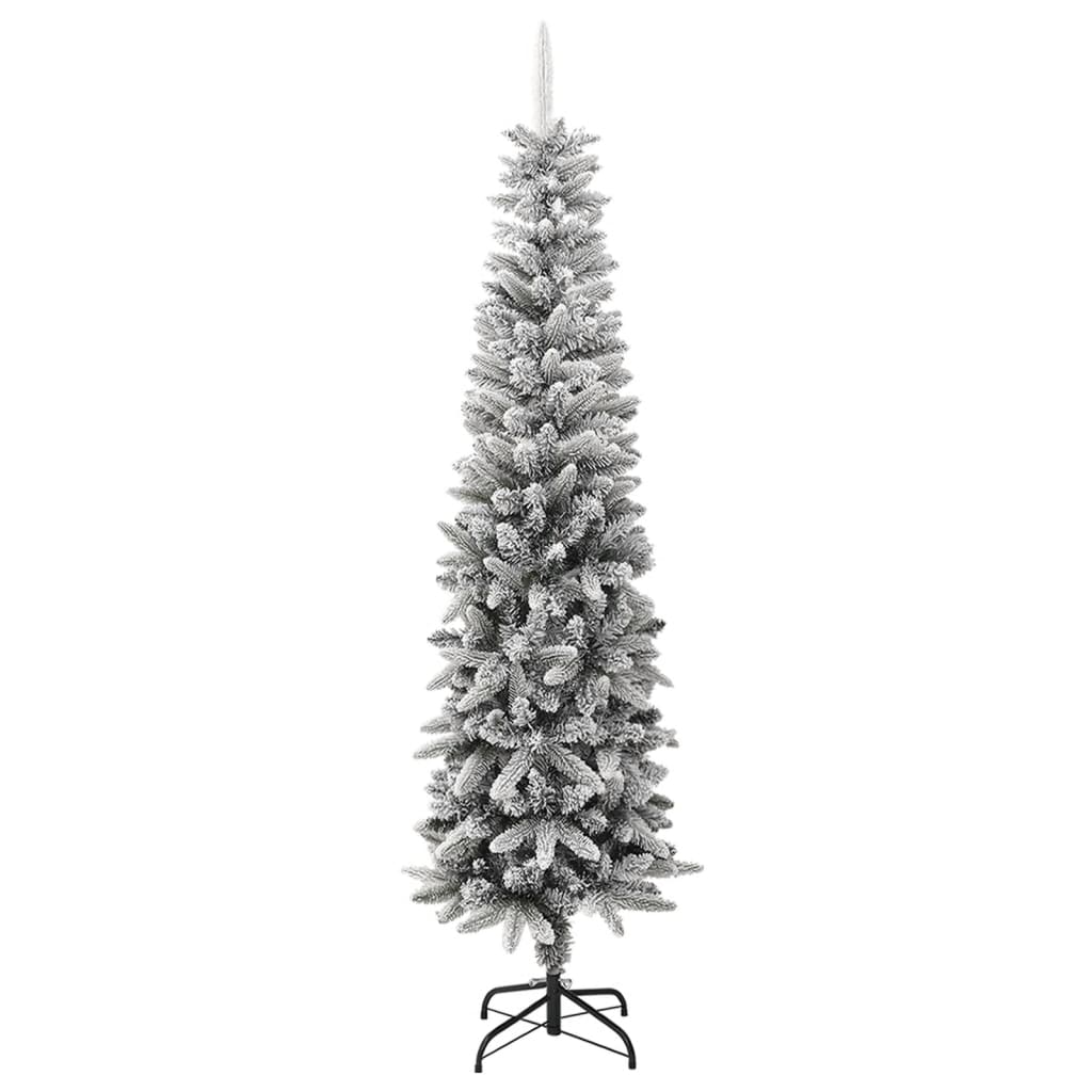 VidaXL Kunstkerstboom met sneeuw klein 240 cm PVC en PE