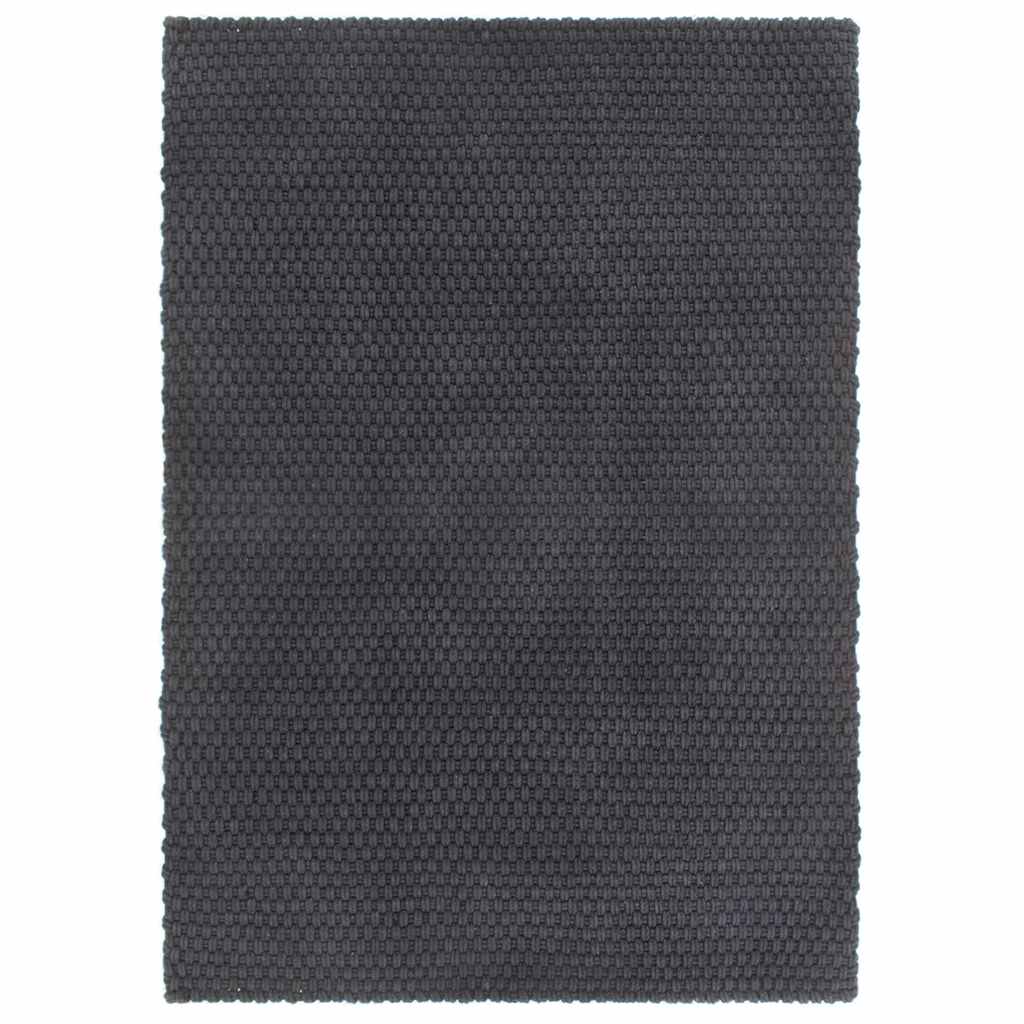 Vidaxl vloerkleed rechthoekig 160x230 cm jute antracietkleurig