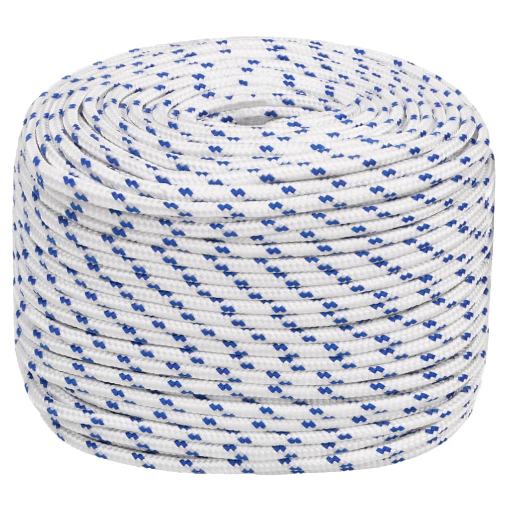 VidaXL Laarstouw 10 mm 25 m polypropyleen wit