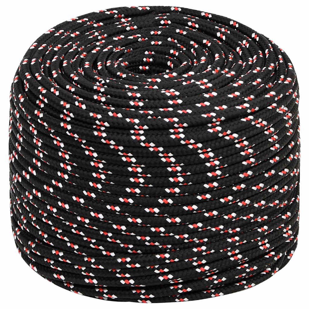Vidaxl laars touw 10 mm 500 m polypropyleen zwart