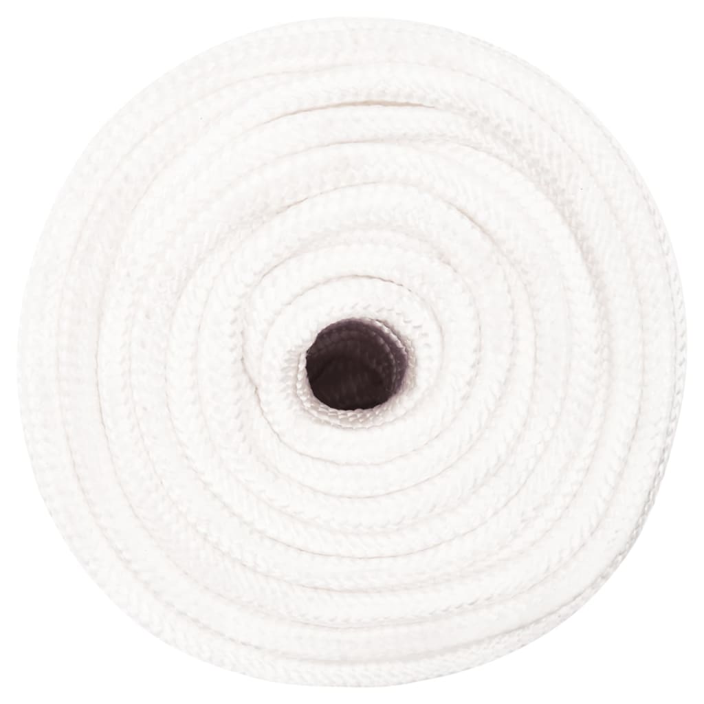 Vidaxl boottouw 12 mm 25 m polypropyleen volwit