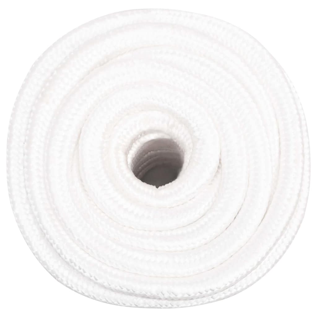 Vidaxl boottouw 20 mm 25 m polypropyleen volwit