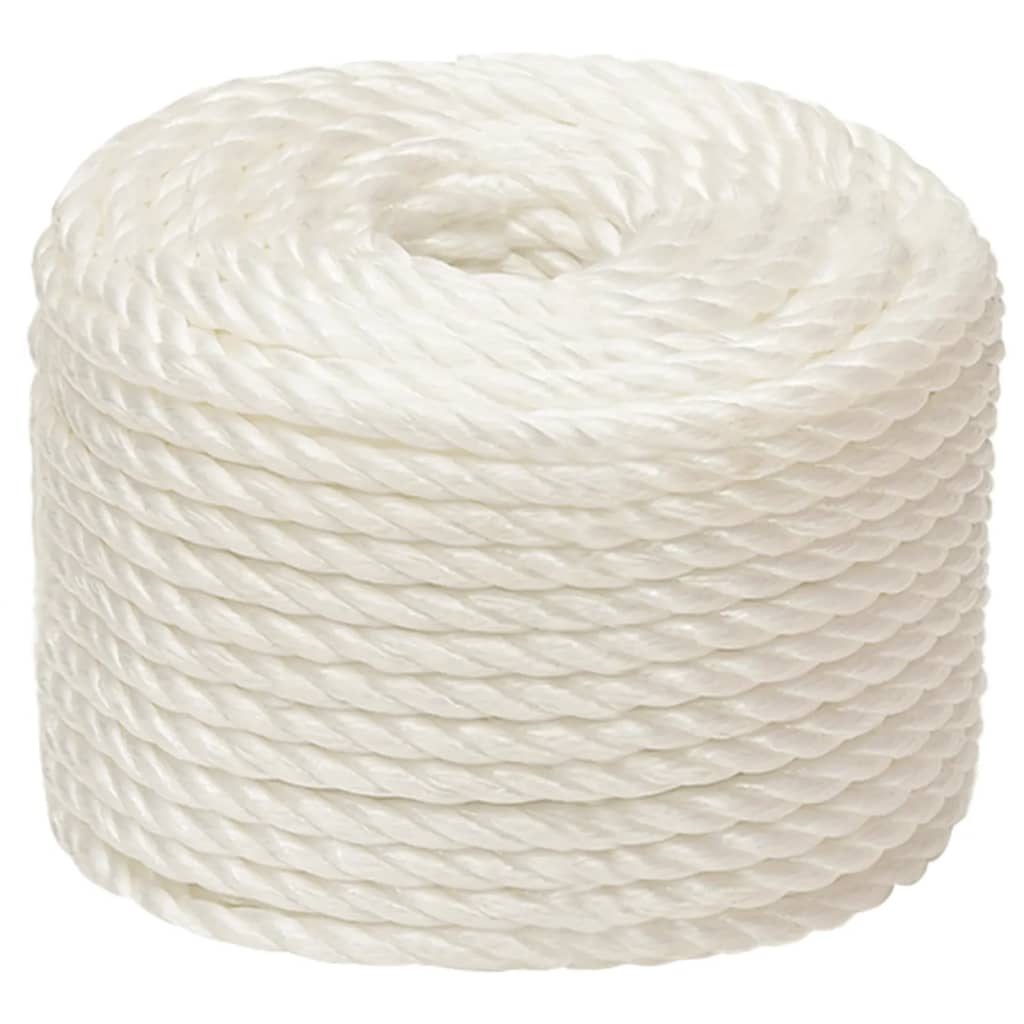 Vidaxl werktouw 16 mm 50 m polypropeen wit