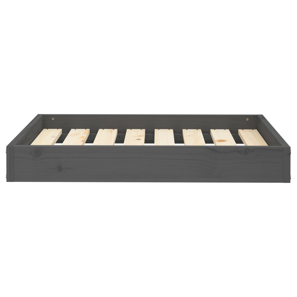 VidaXL Hondenmand 71,5x54x9 cm massief groenenhout grijs