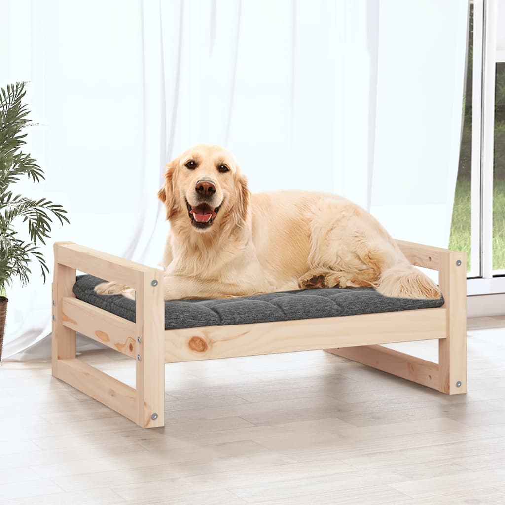 VidaXL Hondenmand 75,5x55,5x28 cm massief groenhout
