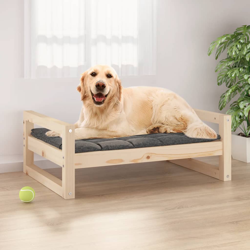 VidaXL Hondenmand 75,5x55,5x28 cm massief groenhout