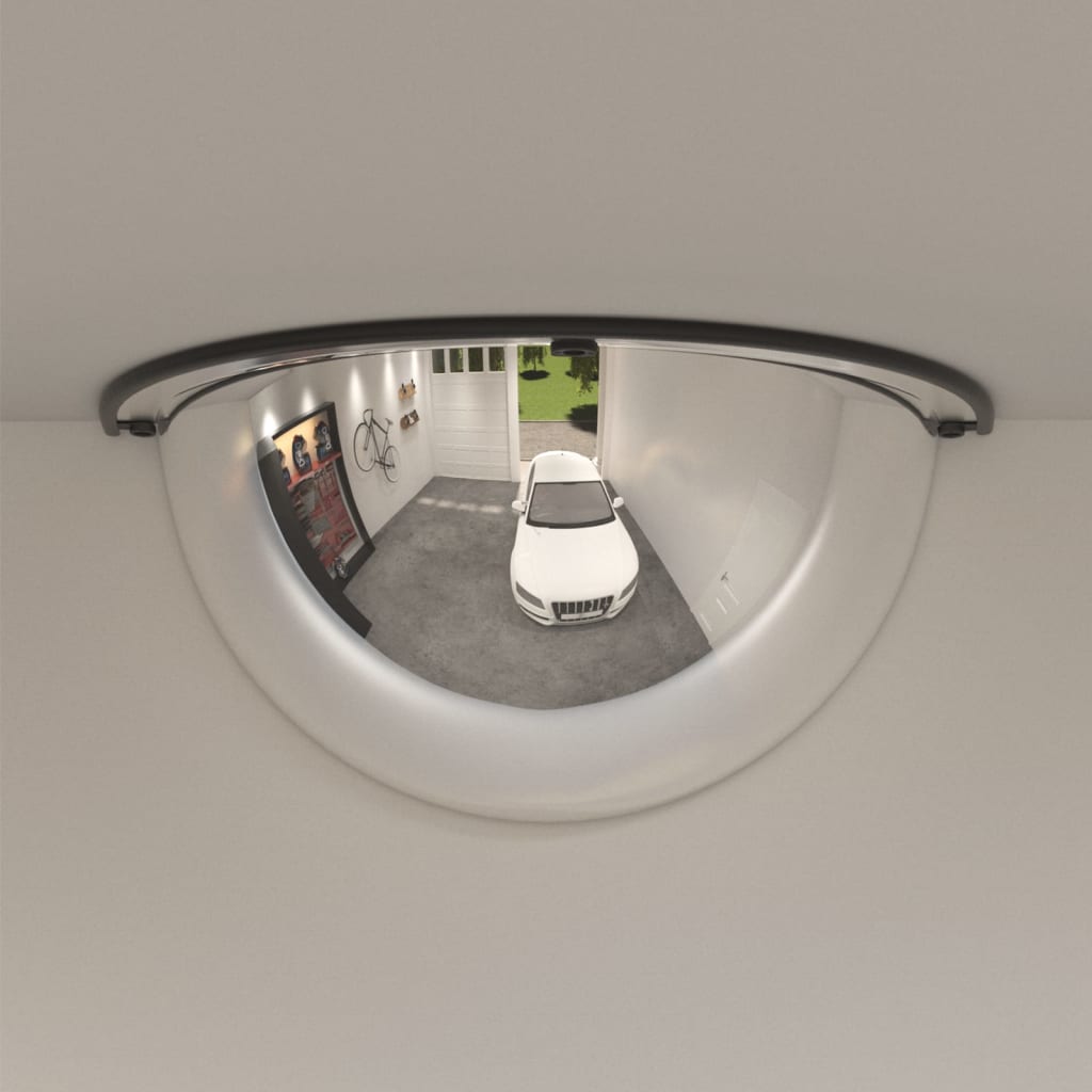 Vidaxl verkeersspiegel halve bol 2 st ø 40 cm acryl