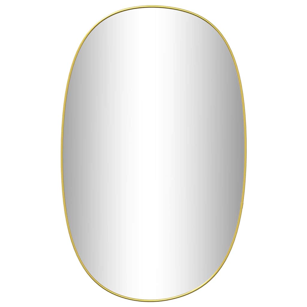 Vidaxl wandspiegel 70x45 cm goudkleurig