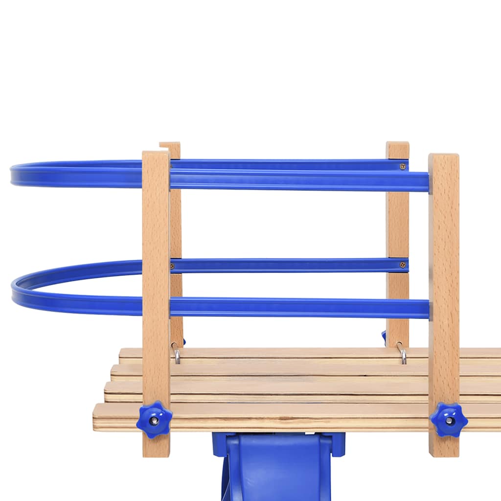 Vidaxl rugleuning voor slaap multiplex blauw