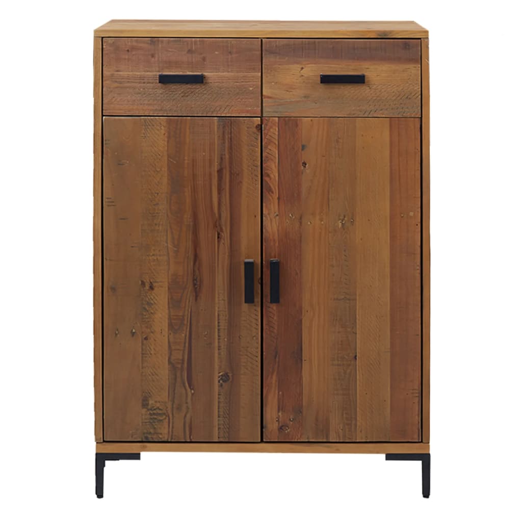 VidaXL Schoenenkast 75x40x110 cm massief groenhout
