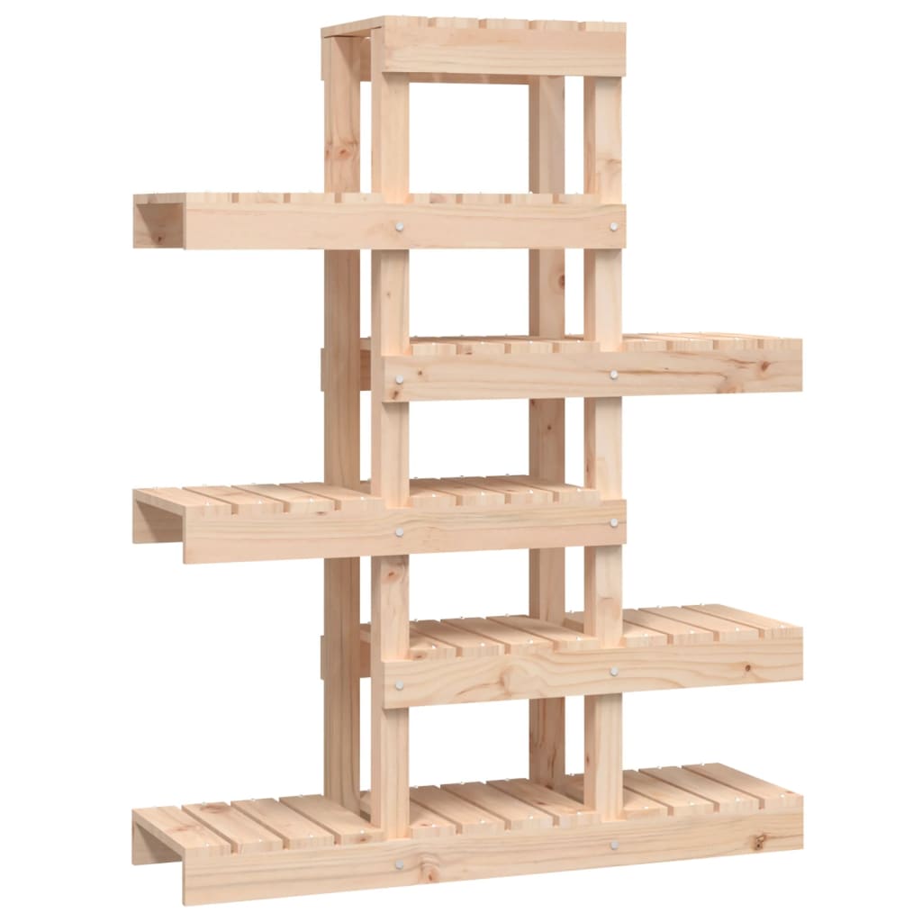 Vidaxl plantenstandaard 85x25x109,5 cm massief groenhout