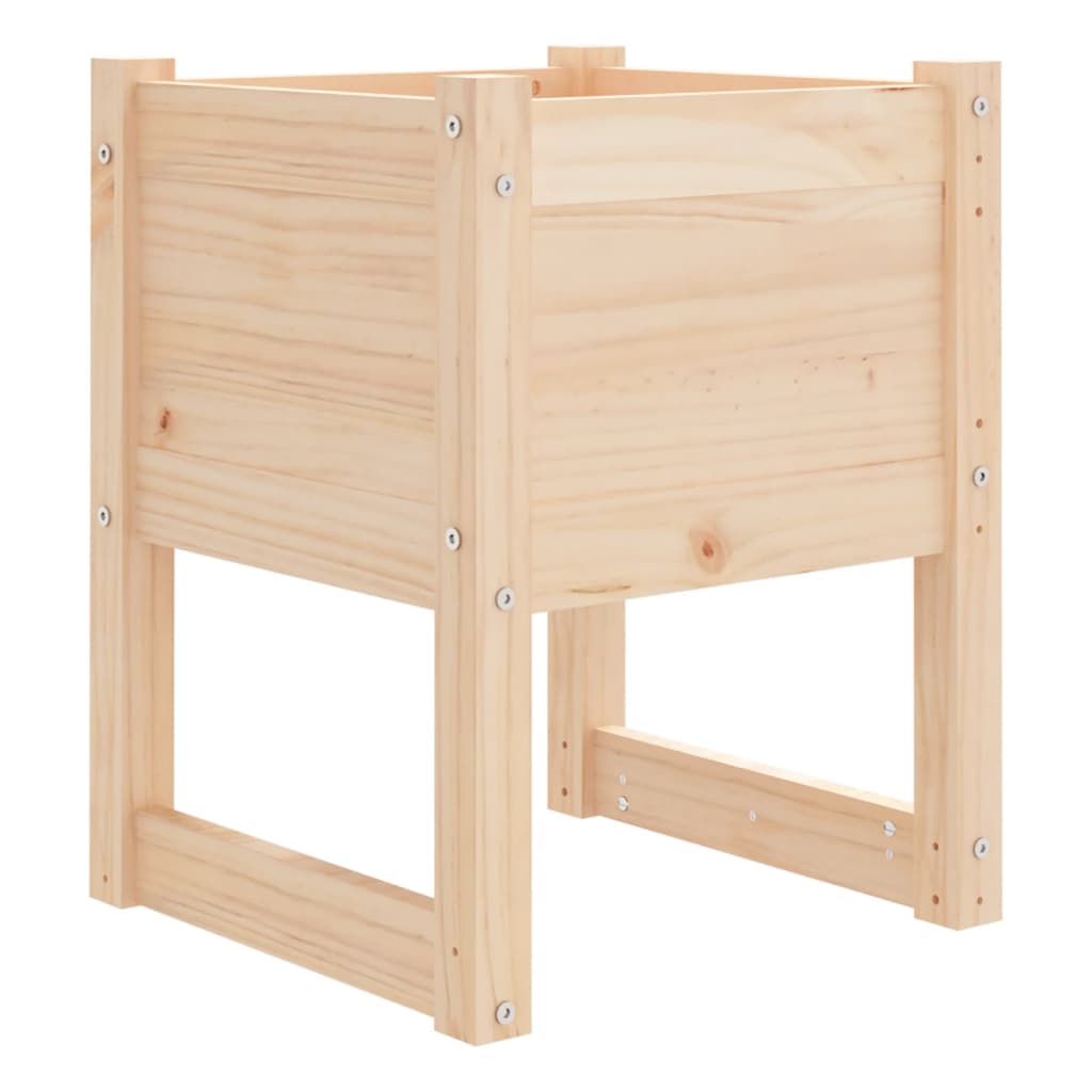 Vidaxl plantenbak 40x40x52,5 cm massief groenhout