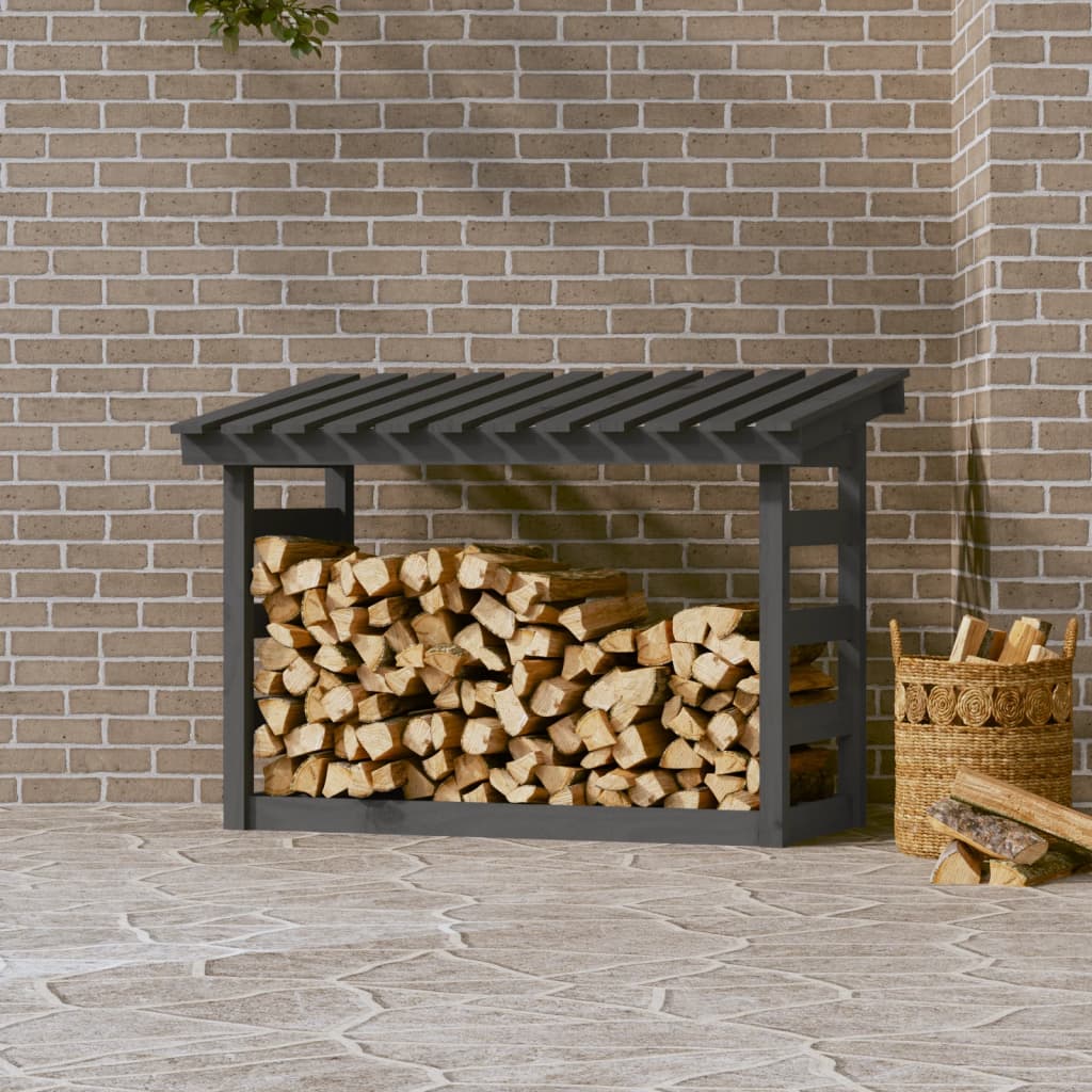 VidaXL Haardhoutrek 108x64,5x78 cm massief groenhout grijs