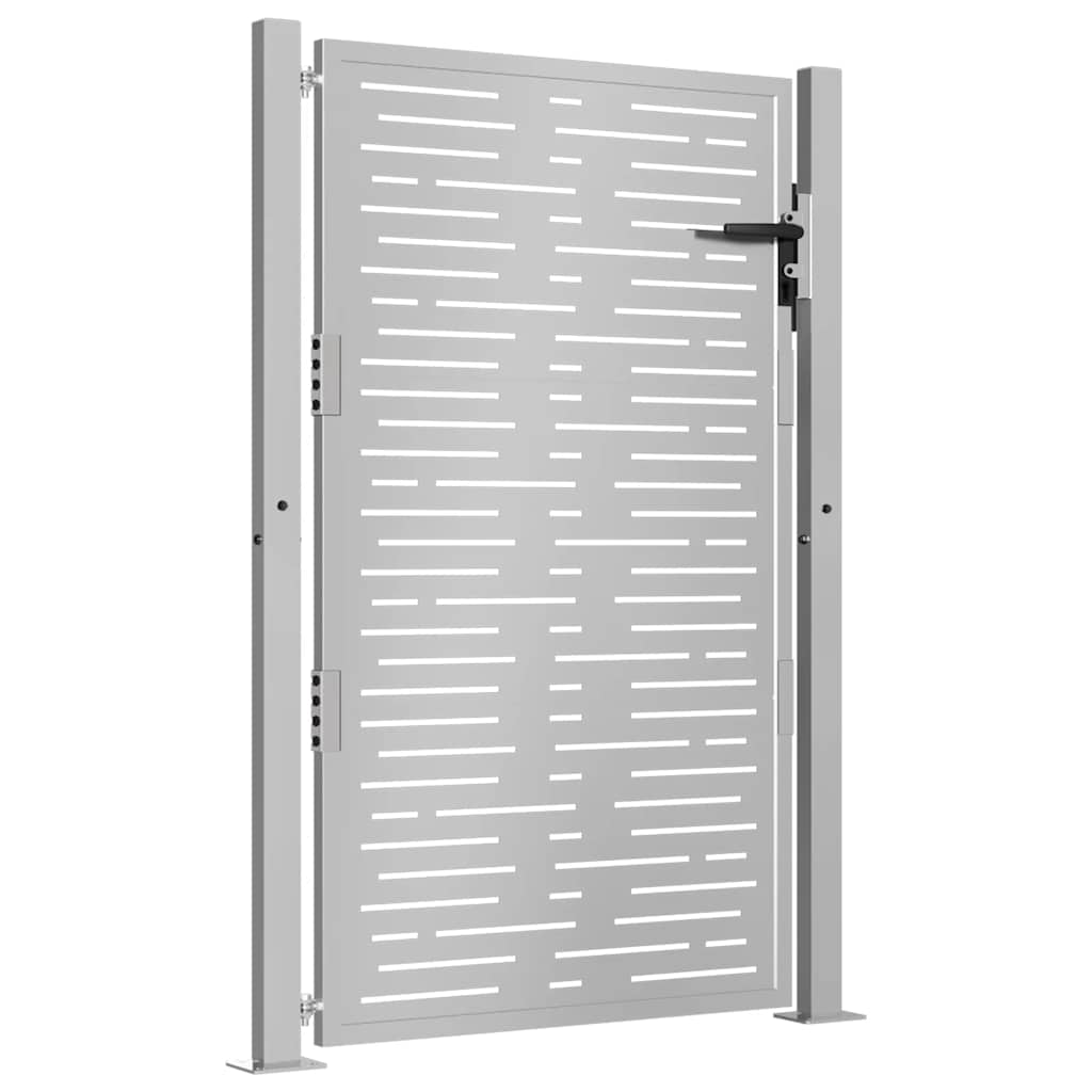 Vidaxl poort vierkant 100x150 cm cortenstaal