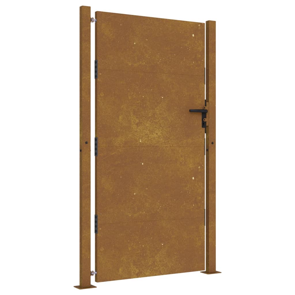 VidaXL Poort 105x205 cm cortenstaal