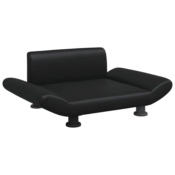 Vidaxl hondenmand 70x45x28 cm kunstleer zwart